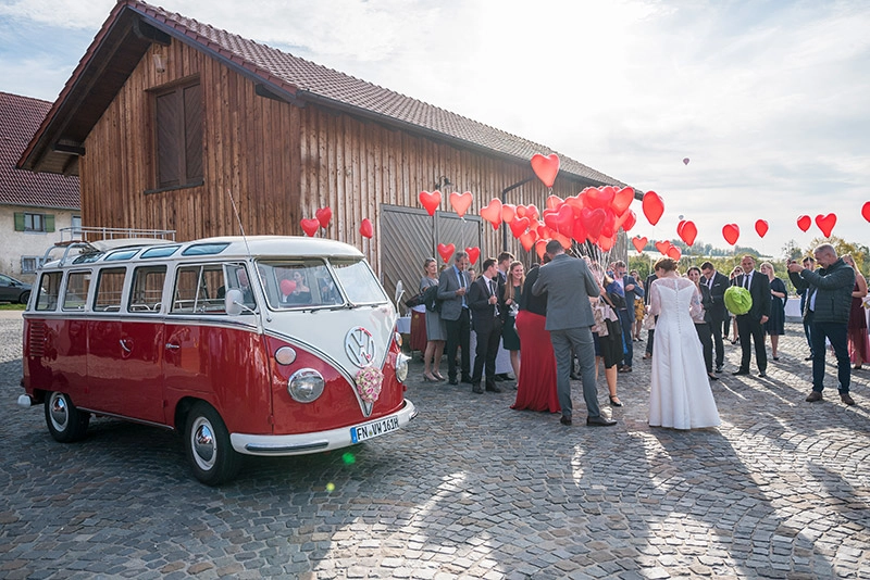 Oldtimer VW T1 zur Hochzeit mieten