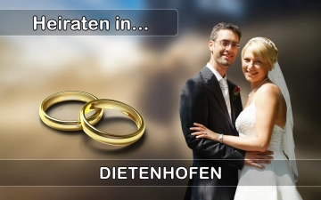 Hochzeit - Heiraten in  Dietenhofen