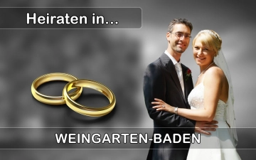 Hochzeit - Heiraten in  Weingarten (Baden)