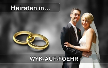 Hochzeit - Heiraten in  Wyk auf Föhr